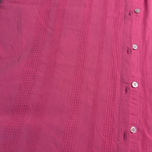 Pink Short-Sleeve Button-Up Shirt - Picture 3 of 10